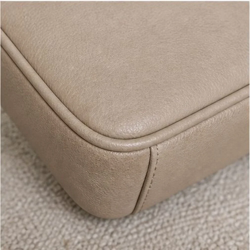 Sand Faux Leather Bag